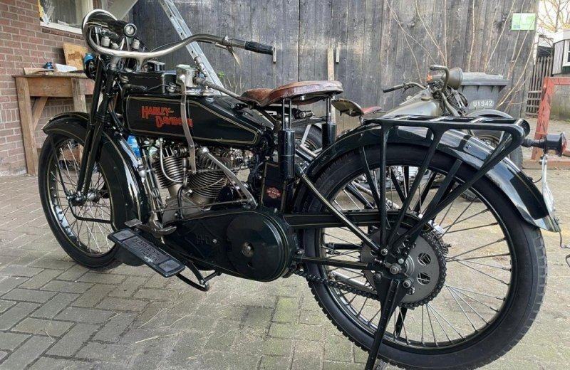 Harley davidson zwart 2